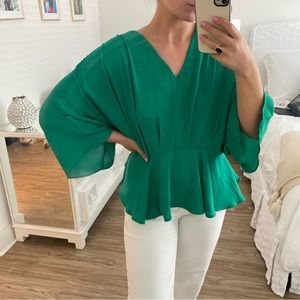 NWOT Emerald blouse with flowy sleeves